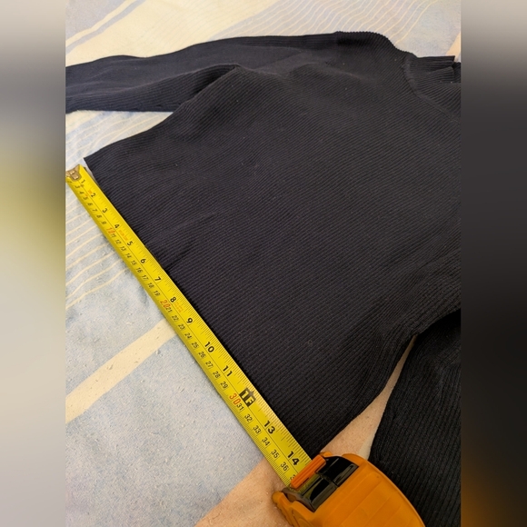 H&M Navy Ribbed Knit Sweater - Picture 7 of 8